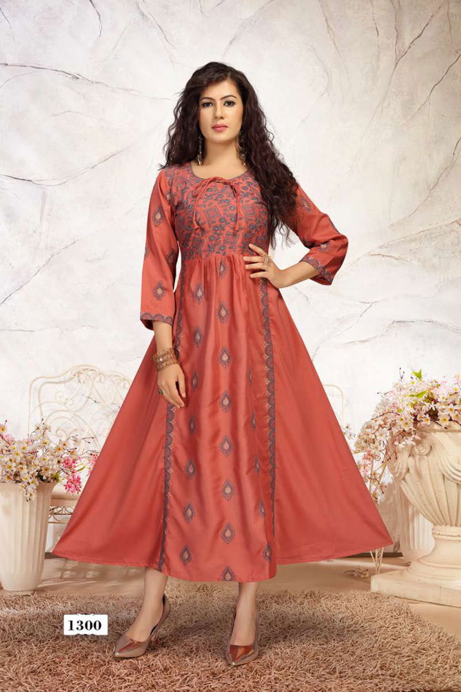 Dee Cee Alishba Fancy Ethnic Wear Latest Anarkali Kurtis Collection